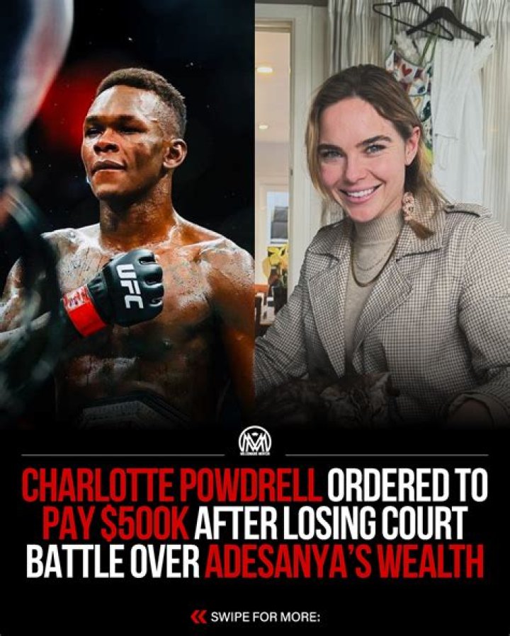 Charlotte Powdrell: Exploring the Story of Israel Adesanya's Former Partner