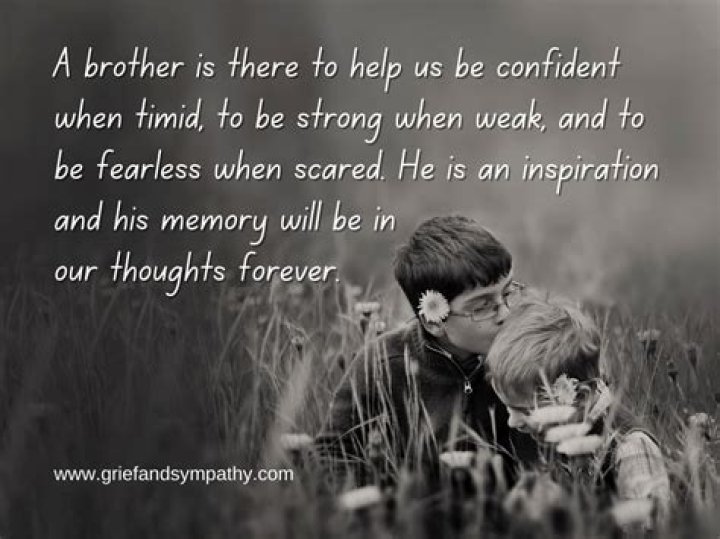 Death Of A Brother Quotes That Heal And Inspire
