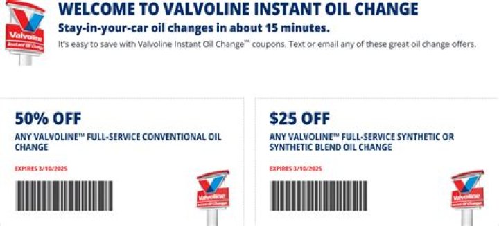 Save Big on Your Ride: Get a Valvoline Coupon for $25 Off Synthetic Oil