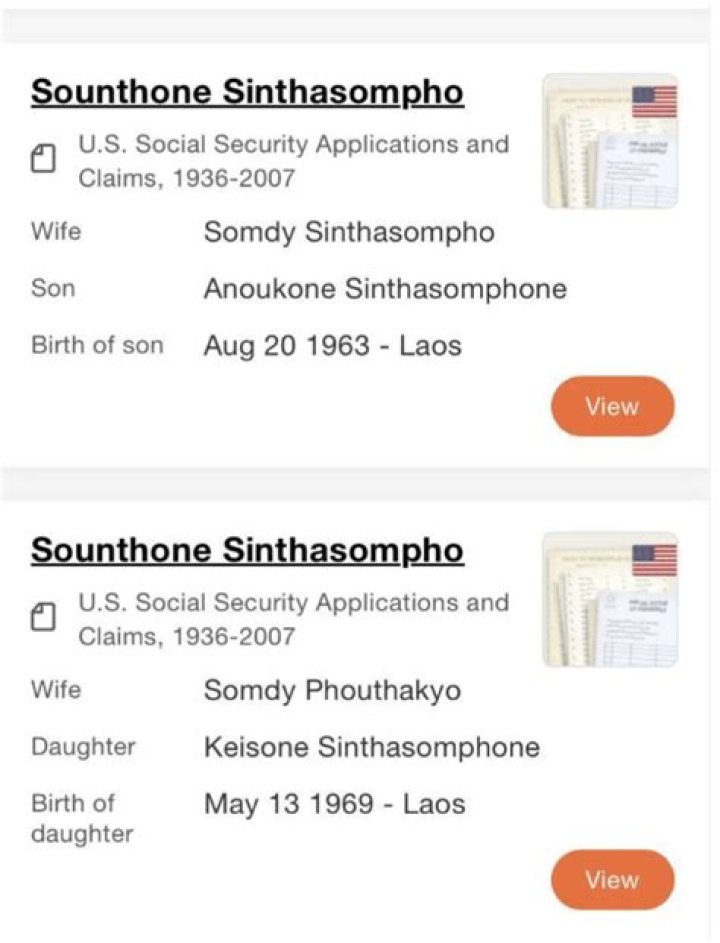 Uncovering the Sinthasomphone Family: Their Story and Local Connections