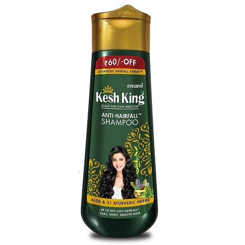 Kesh King Anti Hairfall Shampoo with aloe and 21 herbs, 340ml