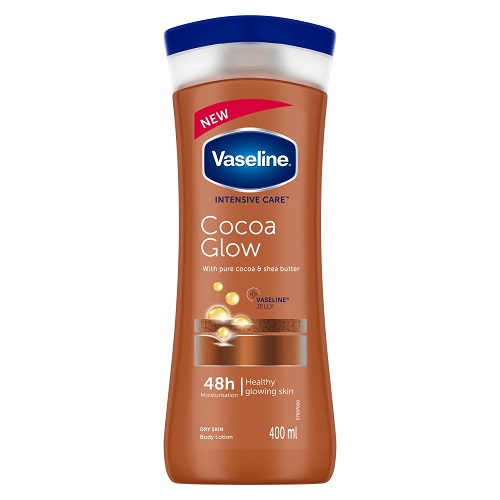 Vaseline Intensive Care Cocoa Glow Body Lotion with Pure Cocoa and Shea Butter - 400 ml