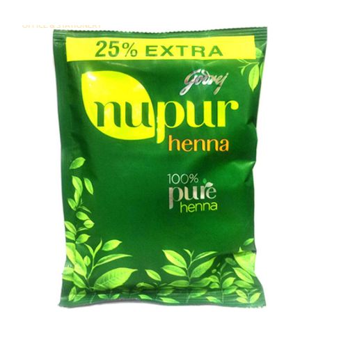 Godrej Nupur Henna Natural Mehndi for Hair Color with Goodness of 9 Herbs  150 gram - Alismailia Pharmacy