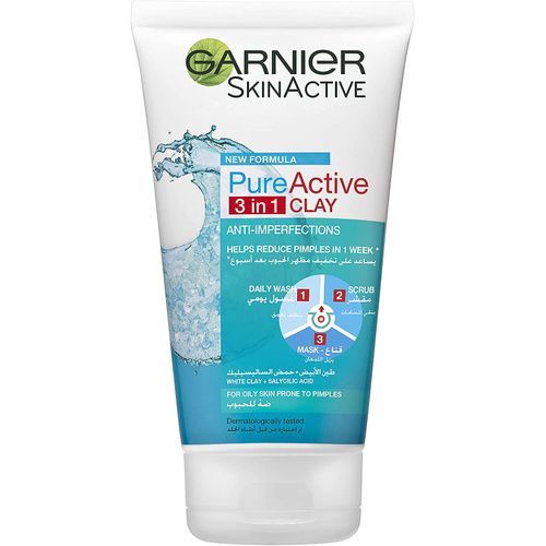 Garnier Pure Active 3 In 1 Facial Wash - 50ml