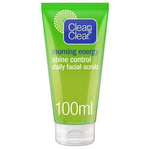 Clean & Clear Morning Energy Shine Control Daily Facial Scrub - 100ml