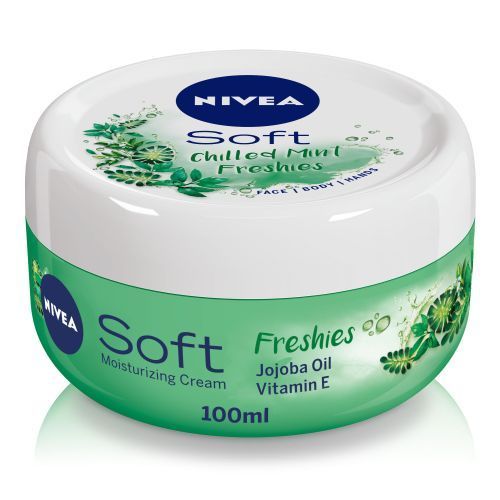 NIVEA MEN Nivea - Soft Freshies Refreshing & Moisturizing Cream Jar - Chilled Mint - 100ml