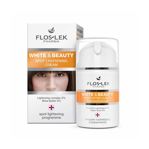 WHITE & BEAUTY Spot lightening cream - 50 ml - Floslek