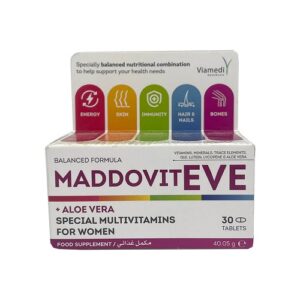 Maddovit Eve+Aloe Vera Special Multivitamins For Women-30Serv.-30Tablets