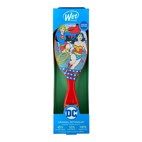 Wet Brush Original Detangler Hair Brush - Justice League (Wonder Woman & Supergirl)