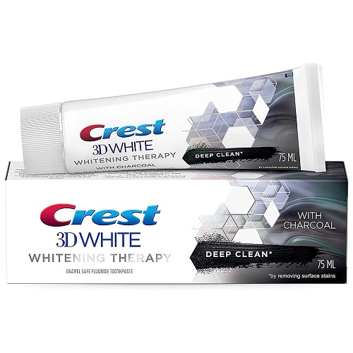 Crest 3D whitening therapy charcoal 75ml