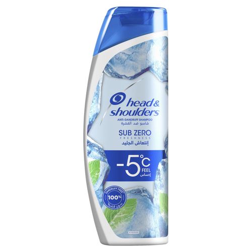Head & Shoulders Sub-Zero Menthol Freshness Anti-Dandruff Shampoo - 400ml