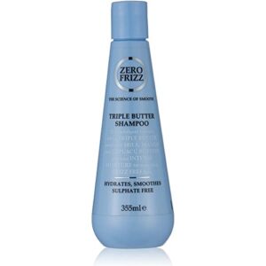 Zero Frizz Triple Butter Shampoo for Frizzy Hair - 355 ml