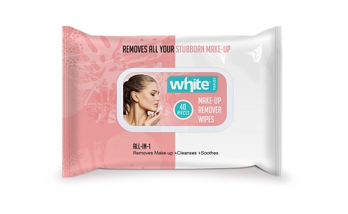 White -Make-Up Remover- wipes 40