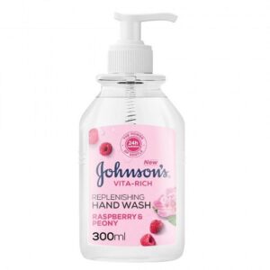 Johnson's Vita Rich Replenishing Hand Wash Raspberry & Peony - 300 ml