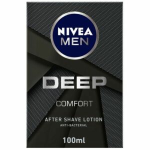 NIVEA MEN Nivea - Men DEEP After Shave Lotion - Antibacterial Black Carbon - Woody Scent - 100ml