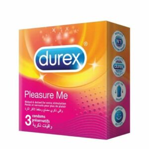 Durex Pleasure Me Condoms - 3 Pcs