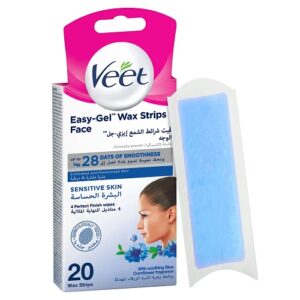 Veet Hair Removal Face Hair Removal Coldwax Strips - Pack Of 20